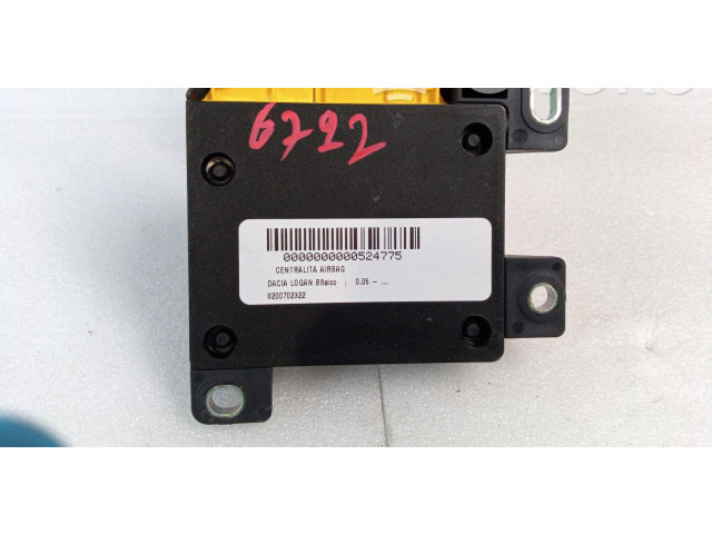 Блок управления надувных подушек 8200702322 Dacia Logan I