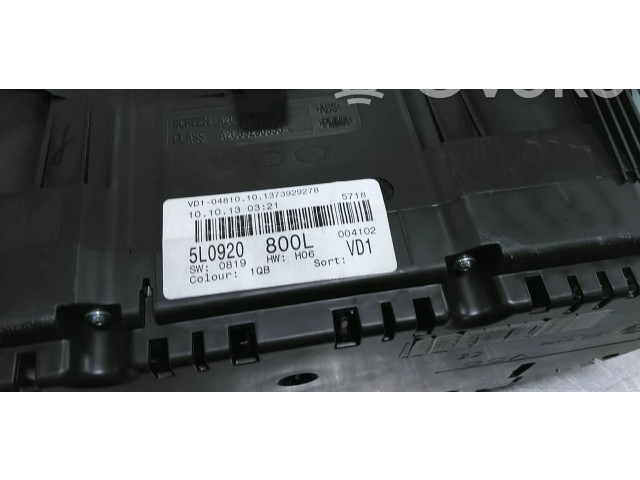 Панель приборов 5L0920800L Skoda Yeti (5L)