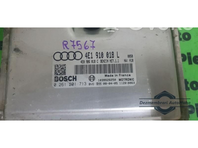Řídící jednotka 0261201713, 4E1910018L Audi A8 S8 D3 4E 2003
