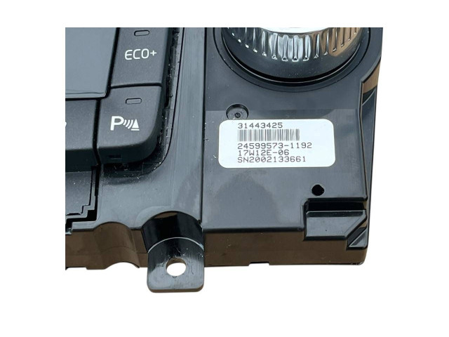 Блок управления климат-контролем 31443425, 24599573   Volvo V60