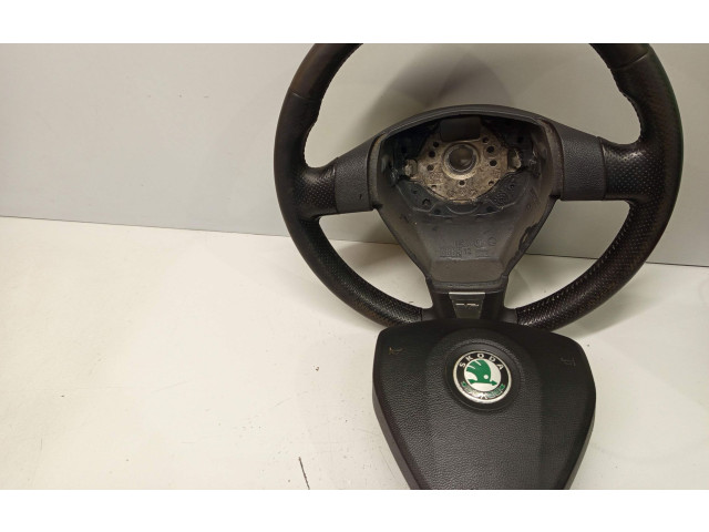 Руль Skoda Octavia Mk2 (1Z) 2004 - 2013 года 1Z0880201AG, 1Z0419091P