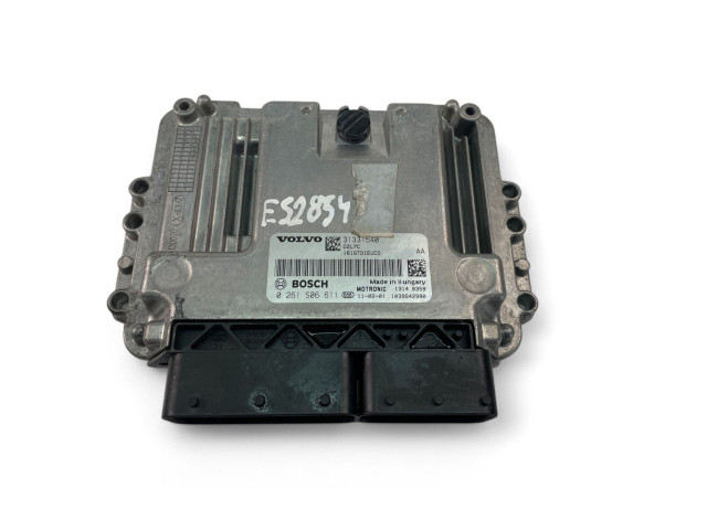 Блок управления двигателем Блок управления 31331540, 0261S06611 Volvo S60