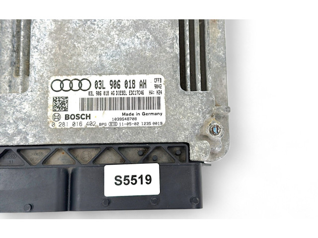Блок управления двигателя 03L906018AG, 03L906018AH Audi A3 S3 8P