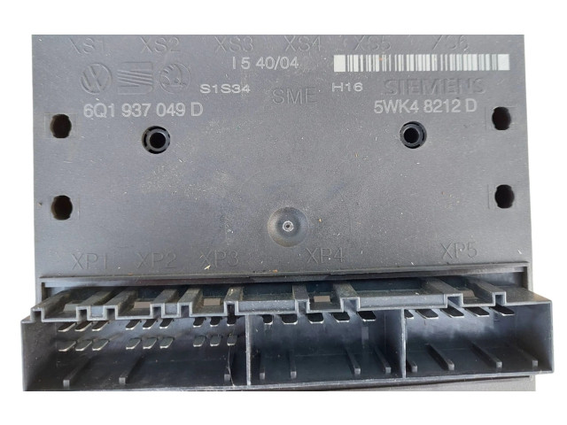 Блок комфорта 6Q1937049D, 5WK48212D Skoda Fabia Mk2 (5J)