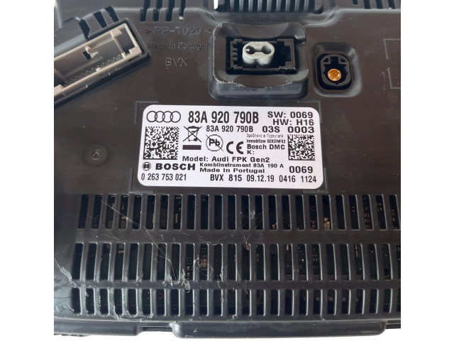 Панель приборов 83A920790B Audi Q3 F3