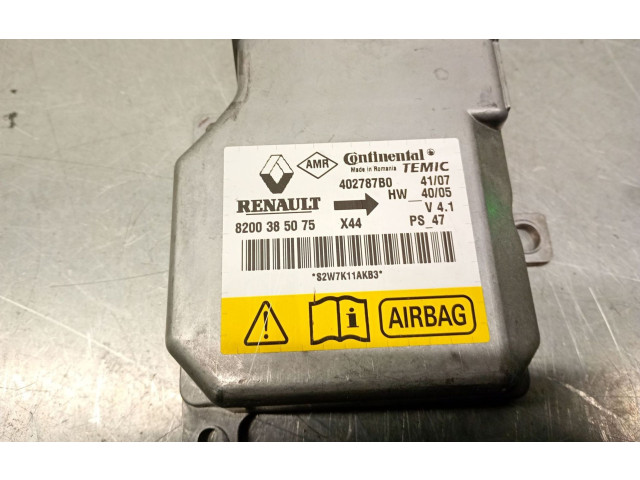 Блок подушек безопасности 8200385075, 8200385075 Renault Twingo II