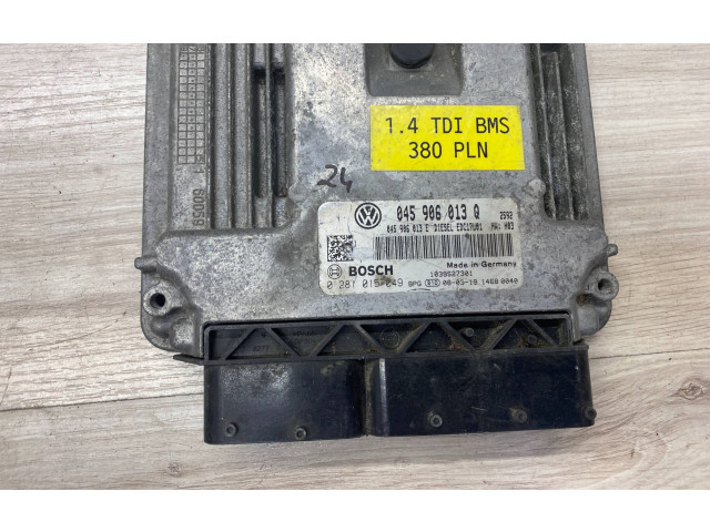 Блок управления двигателя 045906013Q, 045906013E Skoda Fabia Mk2 (5J)