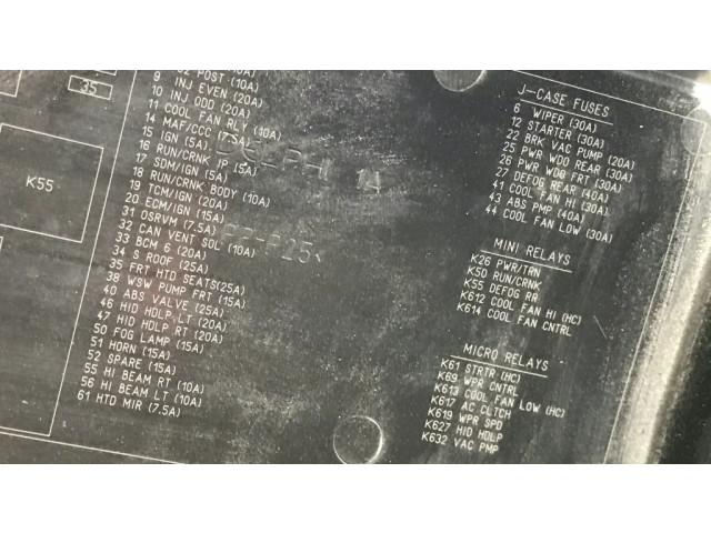   Pojistková skříňka 22760635   Chevrolet Camaro 2015