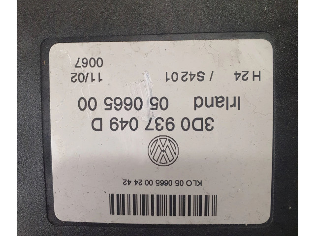 Блок комфорта 3D0937049D, 05066500 Volkswagen Phaeton