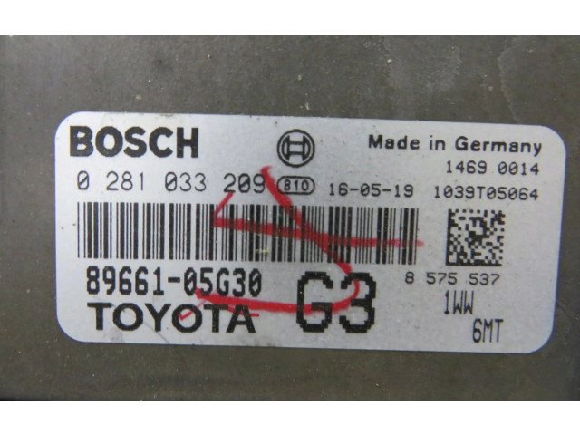 Řídící jednotka 89661-05G30 Toyota Avensis T270 2020
