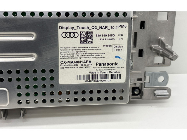 Дисплей 83A919605D Audi Q3 F3