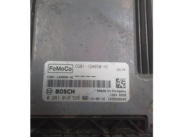 Блок управления двигателя CG9112A650HC, 0281019528 Ford S-MAX