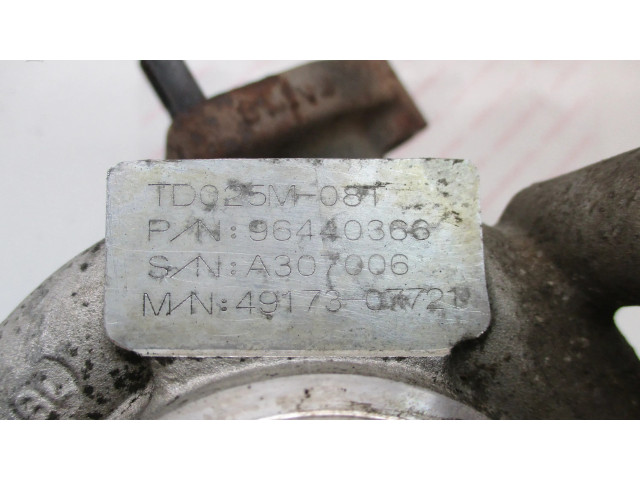  Турбина Chevrolet Nubira 2.0 96440366, 4917307721   для двигателя Z20S для двигателя Dyzelis     