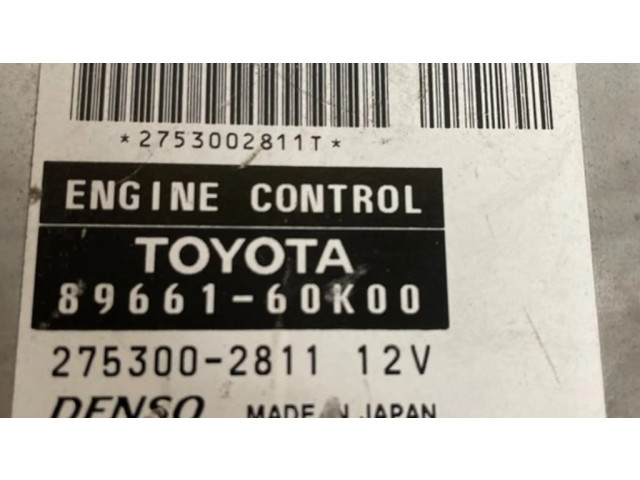 Řídící jednotka 8966160K00, 2753002811   Lexus GX J150 2009