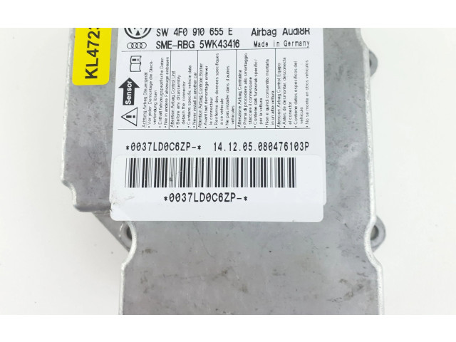 Блок подушек безопасности 4F0959655B, KL4723   Audi A6 S6 C6 4F