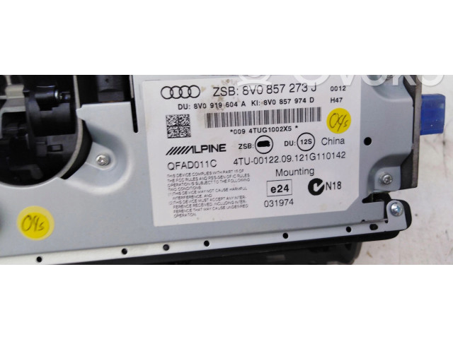 Дисплей    8V0857273K   Audi A3 S3 8V