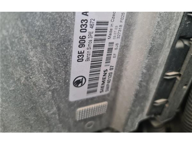 Блок управления 03E3906033A, 5WP4012007 Skoda Fabia Mk1 (6Y)