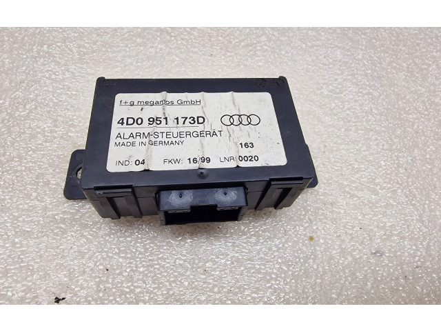 Pojistková skříňka Блок управления сигнализации 4D0951173D Audi A8 S8 D2 4D 2001