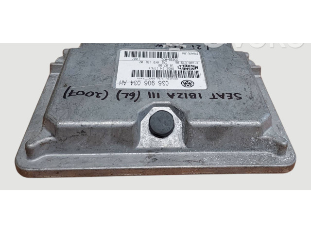 Блок управления двигателя 036906034AH   Seat Ibiza III (6L)