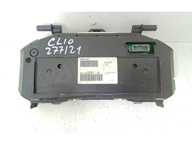 Панель приборов 8201060291, 8201060291   Renault Clio III       