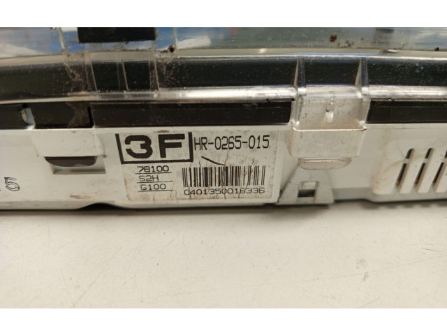 Pojistková skříňka Спидометр (приборный щиток) 3FHR0265015, HR0265015 Honda HR-V 2002