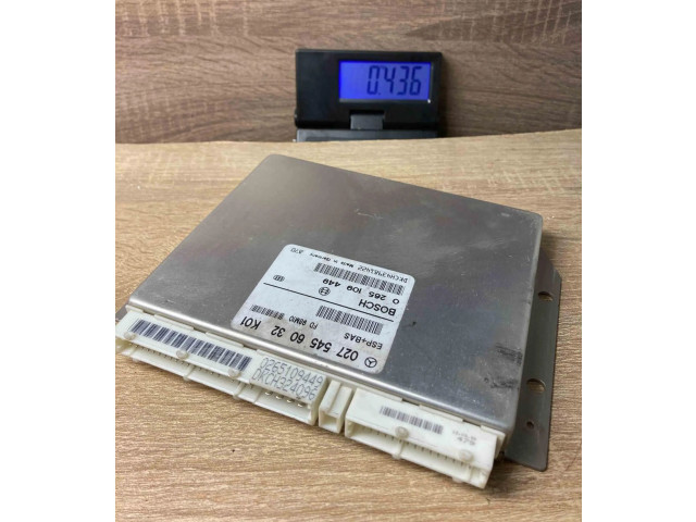 ESP (stabilumo sistemos) valdymo blokas     0275456032, 0265109449    Mercedes-Benz  W168 