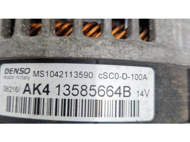Генератор 13585664B, MS1042113590 Opel Corsa E 1.2
