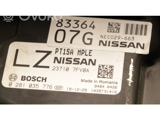 Řídící jednotka 237107FV0A, 0281035776 Nissan X-Trail T32 2019