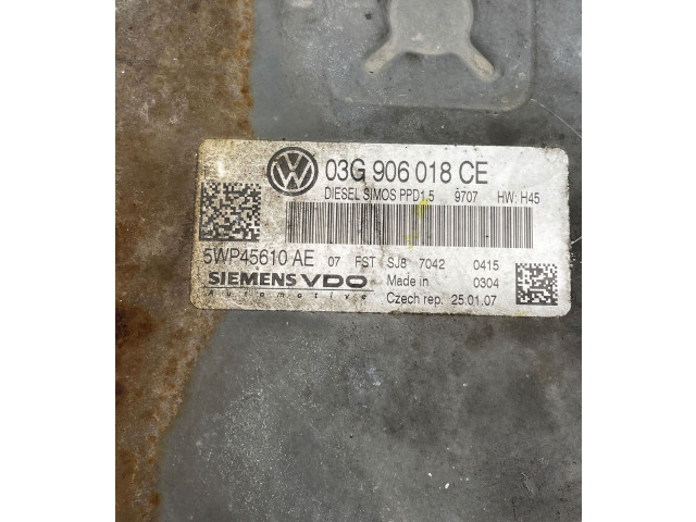 Комплект блоков управления 03G906018CE, 5WP45610AE   Volkswagen PASSAT B6