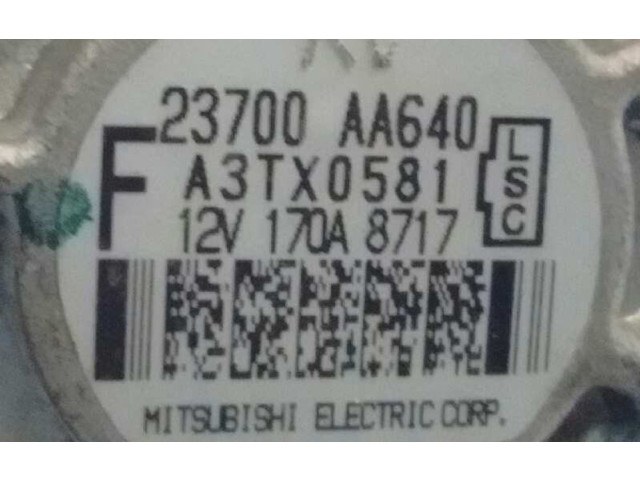 Генератор 23700AA640, A3TX0581 Subaru Forester SH