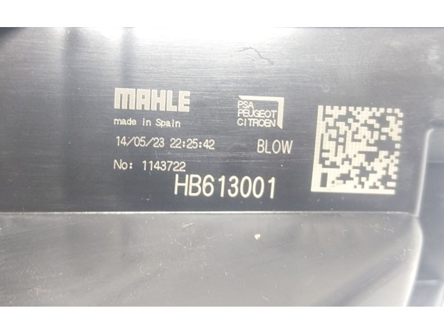 Вентилятор печки 9818270880, 1143722 Citroen C3 Aircross