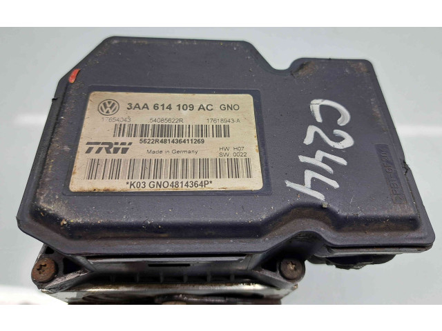Jednotka ABS 3AA614109AC Volkswagen PASSAT B7 2012