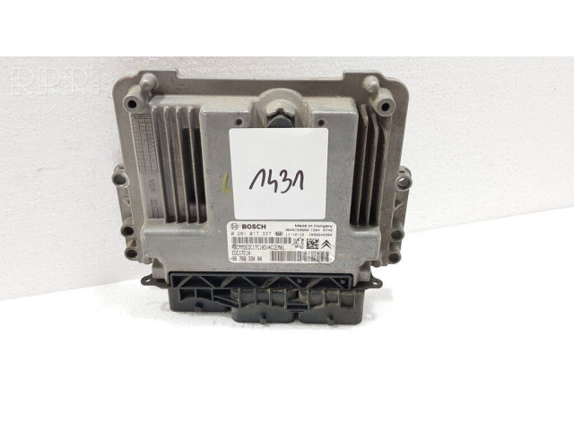 Блок управления двигателя 9666729680, 0281017337   Citroen C3