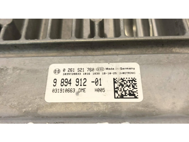 Řídící jednotka 9894912, 0261S21760 BMW 2 F22 F23 2018