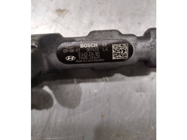 Топливная рампа 0445214181, 314002a420   KIA Ceed   для двигателя D4FB