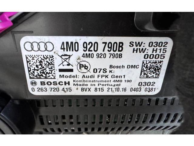 Панель приборов 4M0920790B Audi SQ7
