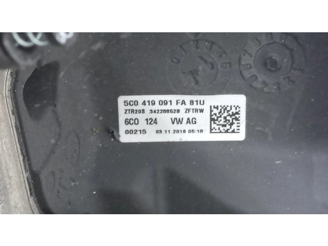 Руль Volkswagen Jetta VI  2011-2018 года 5C0419091      