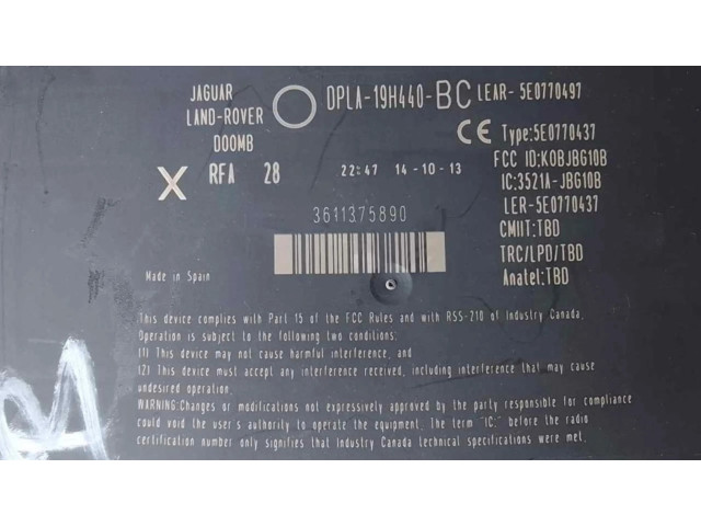 Řídící jednotka DPLA19H440, MODULOELECTRONICO Land Rover Freelander 2 - LR2