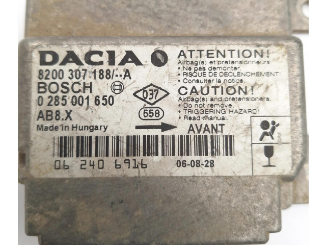 Блок подушек безопасности 8200307188A, 0285001650 Dacia Logan I