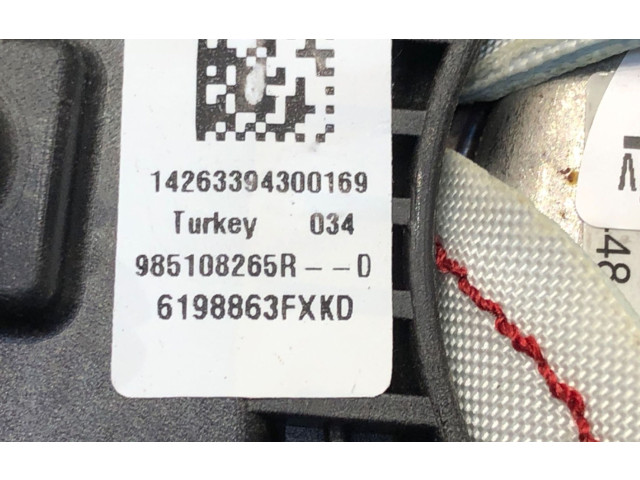 Подушка безопасности водителя 985108265R Renault Clio IV