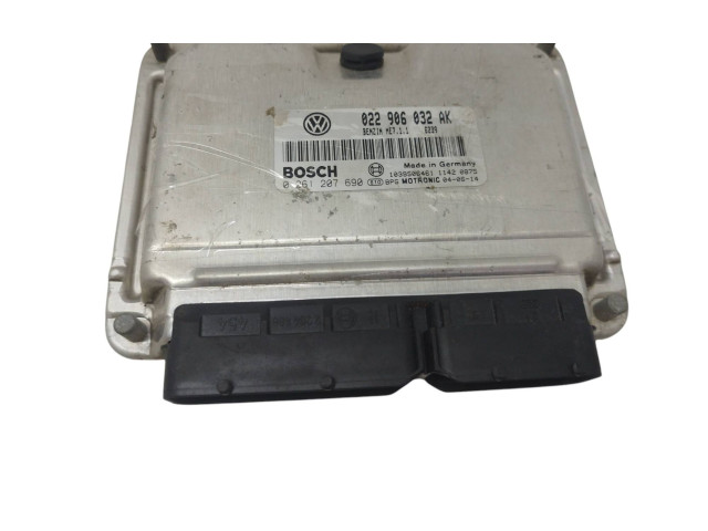 Блок управления двигателя 022906032AK, 0261207690   Volkswagen Phaeton