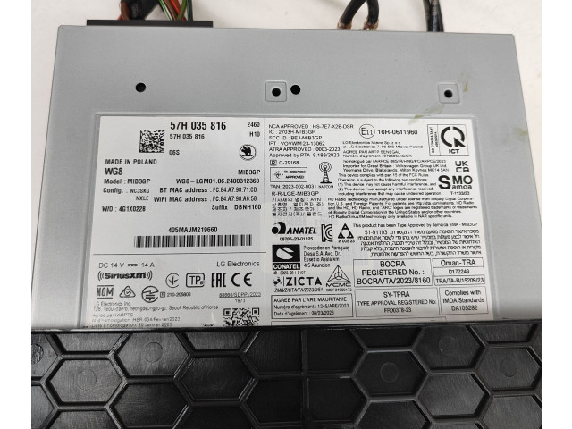 Радио/ проигрыватель CD/DVD / навигация 57H035816 Skoda Octavia Mk4