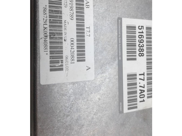 Блок управления впрыском 9198789, 5169388   Saab 9-5