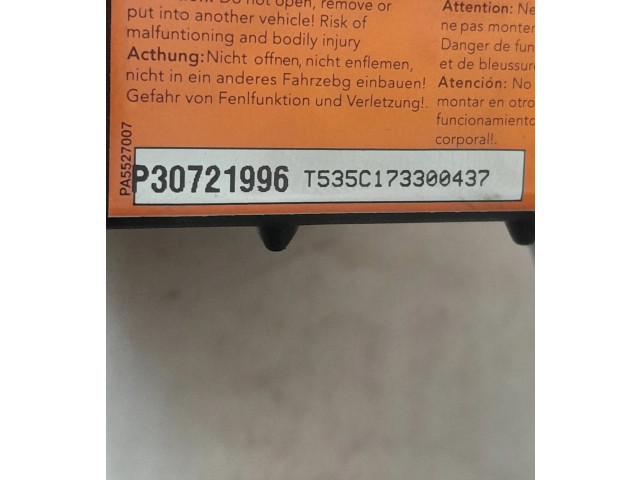 Подушка безопасности водителя P30721996, T535C173300437 Volvo V70