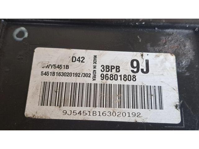 Блок управления двигателя 96801808   Chevrolet Matiz