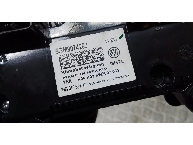 Блок управления климат-контролем 5GM907426J Volkswagen Jetta USA