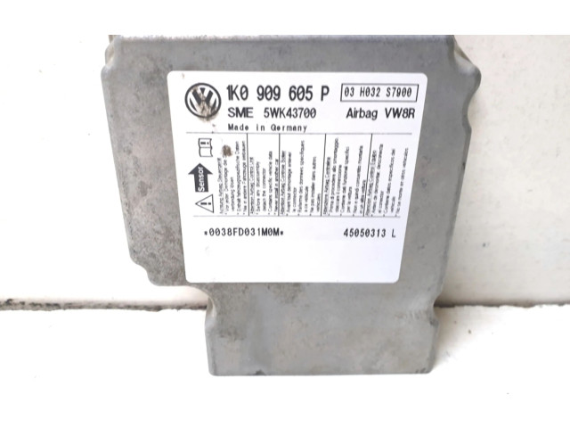 Блок подушек безопасности 1K0909605P   Volkswagen Jetta V