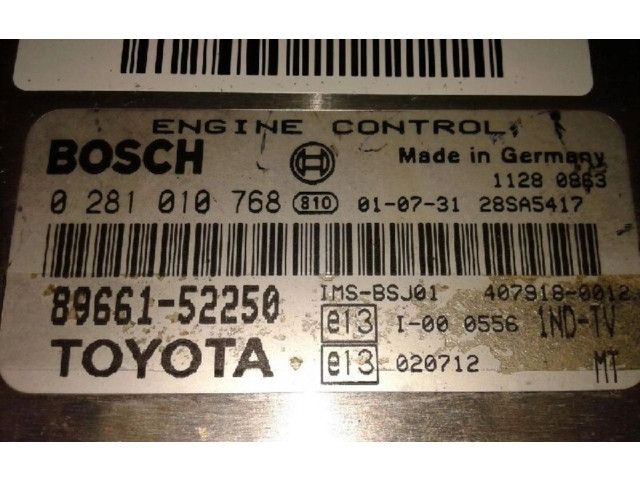 Řídící jednotka 8966152250 Toyota Yaris Verso