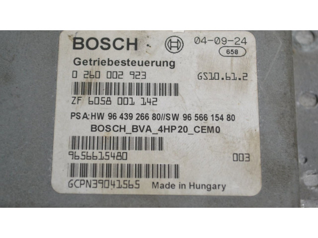 Блок управления коробкой передач 9656615480   Citroen C5