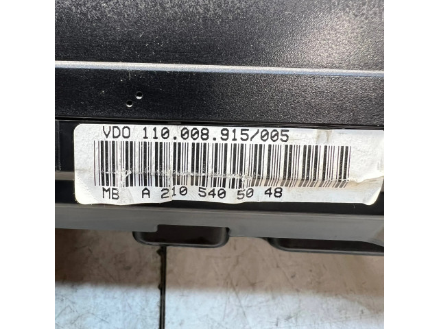 Панель приборов A2105405048, 110008915005   Mercedes-Benz E W210       
